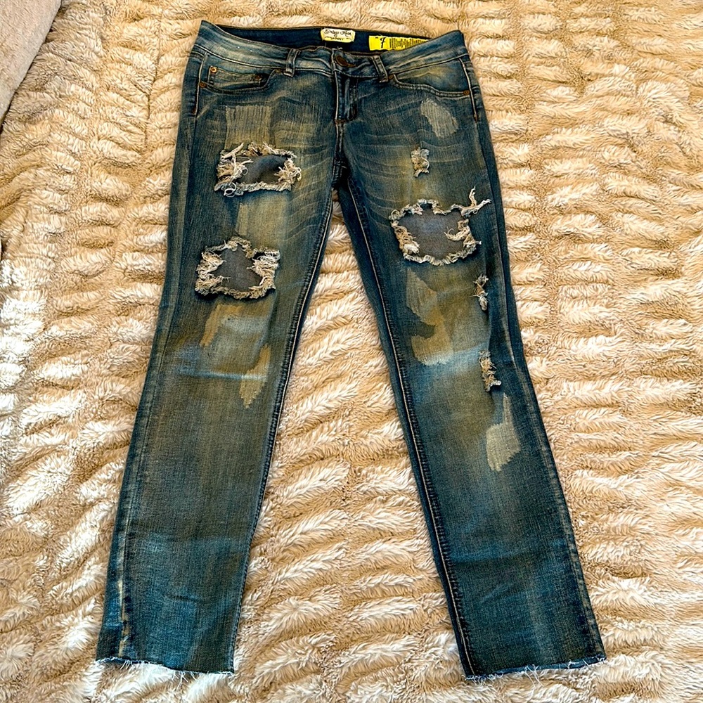 Indigo Rein Skinny Jeans Size 7
